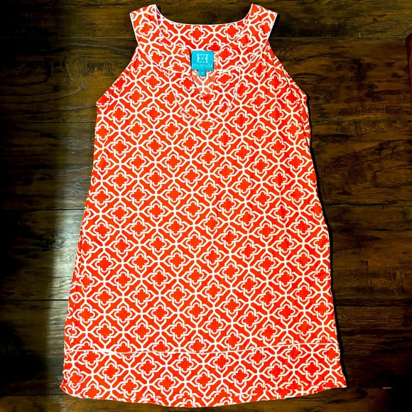 Escapada Coral Print Medium Sleeveless Dress - Picture 1 of 6